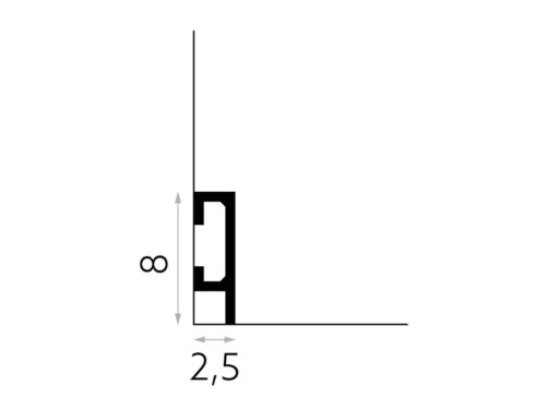Vloerplint QL.019 - Afbeelding 2