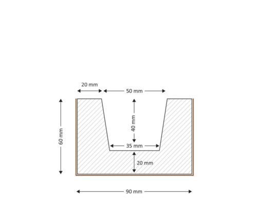 Sierbalk SBR.01 WE | 300cm - Afbeelding 3